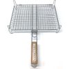 BORMANN INOX GRIL DVOJITÁ DRÁTKOVÁ MŘÍŽKA L35xŠ25cm S NOHAMA (BBQ1011)