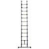 BORMANN Pro HLINÍKOVÝ TELESCOPICKÝ REBRÍK 12 STUPŇOV 1,9+1,9m, SOFT CLOSE (BHL5710)