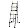 BORMANN Pro HLINÍKOVÝ TELESCOPICKÝ REBRÍK 14 STUPŇOV 2,2+2,2m, SOFT CLOSE (BHL5720)