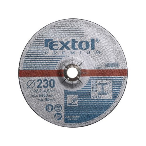 EXTOL PREMIUM Kotúč brúsny na kov, 125x6,0mm (8808702)