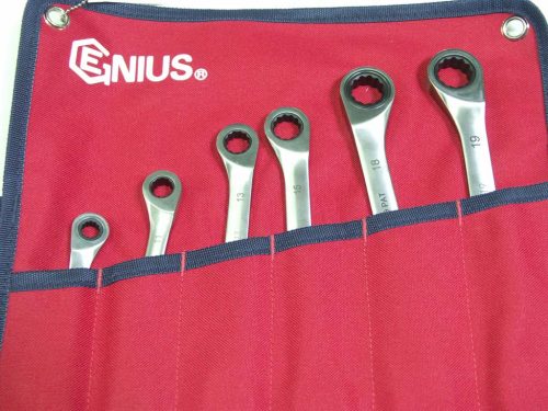 Genius Tools Sada račňových kľúčov s hviezdicou, 8-19 mm, 6 kusov (GW-7006M)