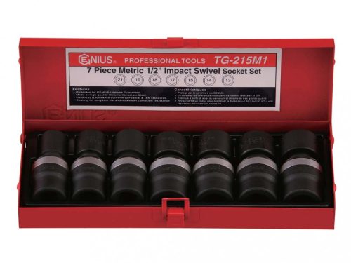 Genius Tools Sada závesných kľúčov, metrická 1/2", 7 kusov (TG-215M1)