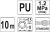 YATO Hadica vzduchová špirálová PU 5,5x8mm, 10m (YT-24202)