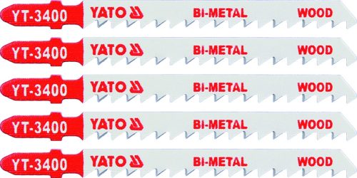 YATO List do priamočiarej píly 100 mm na drevo TPI6 5 ks Bi-Metal (YT-3400)